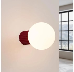 Sollux SL.1747 - Kinkiet łazienkowy HALO 1xG9/8W/230V IP44 czerwony