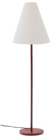 Lampa stojąca w kolorze terakoty z tekstylnym kloszem (wysokość 153 cm) Navat – Kave Home