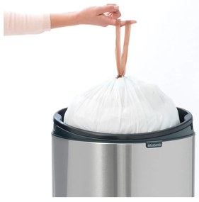 Stalowy kosz na śmieci otwierany na dotyk w kolorze matowego srebra 40 l Touch Bin – Brabantia