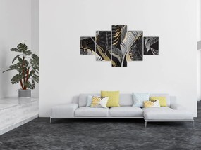 Obraz - Złota dżungla (125x70 cm)