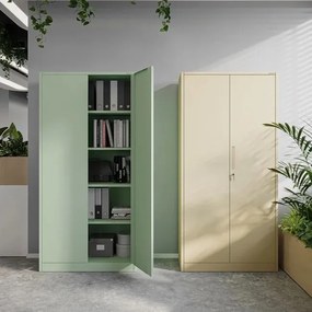 Socjalna szafa ubraniowa Dawid Fresh Style 90x45x185 cm pastelowy zielony