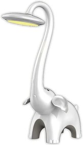 Biała lampka LED na biurko dla dzieci słonik - S251-Takaris