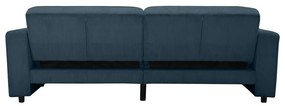 Morska sztruksowa sofa 225 cm Allie – Støraa