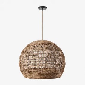 Lampa Sufitowa Wisząca Do Użytku Zewnętrznego Udane Miel - Czarna & Ø70 Cm - ↑55 Cm Udane - Sklum