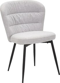 Krzesło Lausanne Szare Zestaw 2 szt. Cm 58X60,5X85