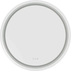 Nowoczesne okrągłe lustro z oświetleniem LED  H1-Z74