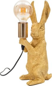 Lampa stołowa w kolorze złota (wysokość 35,5 cm) Rubbit – Mauro Ferretti
