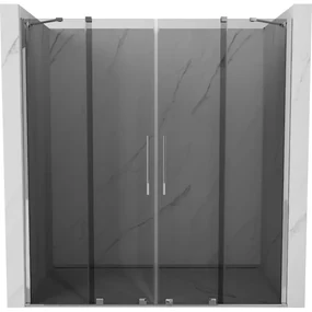 Mexen Velar Duo drzwi prysznicowe rozsuwane 170 cm, grafit, chrom - 871-170-000-42-01