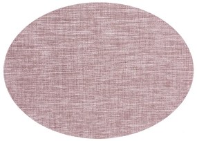 Różowofioletowa mata stołowa Tiseco Home Studio Oval, 46x33 cm