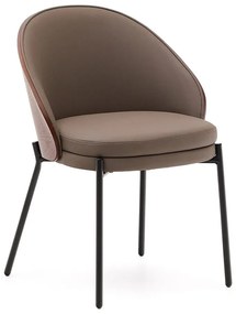 Brązowe krzesło Eamy – Kave Home