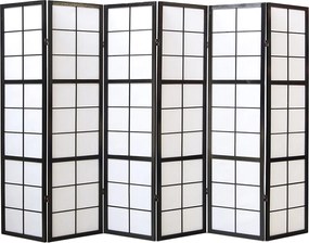 Przegroda pokojowa 175×264×2,2 cm Czarny Shoji