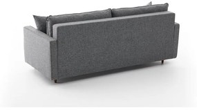 Ciemnoszara rozkładana sofa 210 cm Eva – Balcab Home