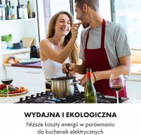 Klarstein Ignito 60cm Płyta Gazowa 4 Palniki Srebrny