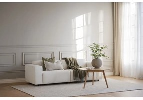 Naturalny okrągły stolik w dekorze dębu 90x90 cm Yumi – Rowico