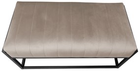 Ławka KAYA LOFT MG09 pufa podnóżek metal