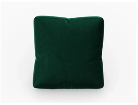 Zielona aksamitna poduszka do sofy modułowej Rome Velvet – Cosmopolitan Design