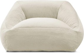 Kremowy worek do siedzenia z imitacji futra Lilibet – Bobochic Paris