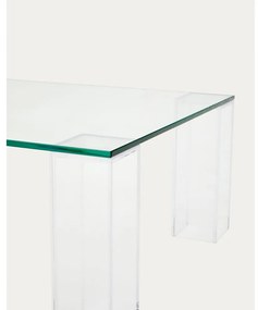 Szklany stolik 60x140 cm Adularia – Kave Home