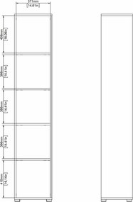 Zestaw mebli do biura loft Sign jackson hickory/szary mat