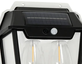 Kinkiet Solarny Filo Podwójny 3000K, na zewnątrz, na ścianę