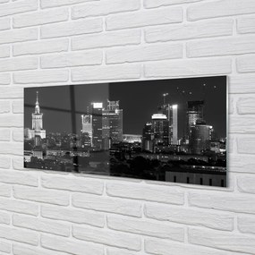 Panel Szklany Światła Warszawskiej Metropolii