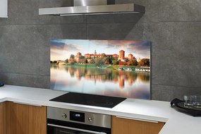 Panel nad Blat Kuchenny Zamek Królewski na Wawelu nad Wisłą