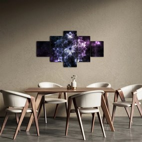 Obraz - Mandala lotosu w kosmosie (125x70 cm)