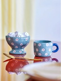 Niebieska ceramiczna miska dla dzieci ø 9 cm Nini – Bloomingville