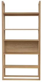Regał w dekorze dębu 90x185 cm Newest – Woodman
