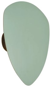 Designerski Kinkiet / Lampa scienna zielony organiczny 20 cm 2-źródła światła - PulleyDesignerski Oswietlenie wewnetrzne