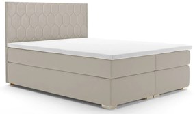 Łóżko kontynentalne dwuosobowe Cahir 140x200 - 32 kolory