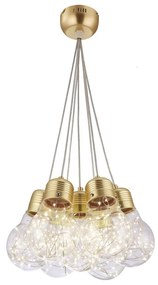 Klausen 142007 - LED Żyrandol na lince BULBS LED/30W/230V złoty