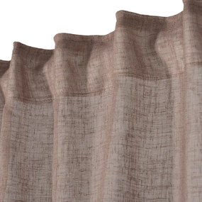 Brązowa zasłona 140x260 cm – Ixia