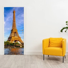 Fototapeta na drzwi - Wieża Eiffla (95x205cm)