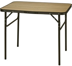 Stolik kempingowy w dekorze drewna, 90 x 60 x 30 cm