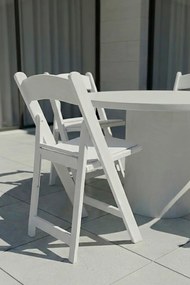 Pakiet 4 skadanych krzese Gala z poduszk z efektem drewna