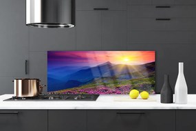 Panel Kuchenny Alpejska Łąka w Kwiatach