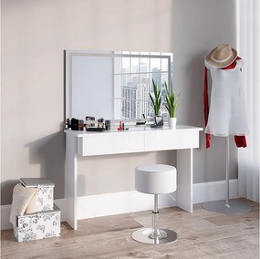 Stół o jamierze biały 120x40x83 azur