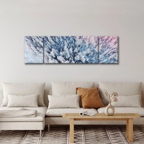 Obraz ośnieżonych drzew (170x50 cm)