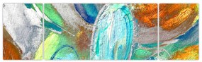 Obraz - Kolorowa abstrakcja (170x50 cm)