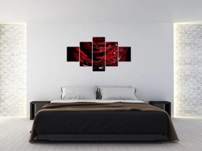 Obraz - Detal róży (125x70 cm)