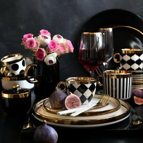 Altom Porcelanowy talerz deserowy Palazzo 21 cm, biały