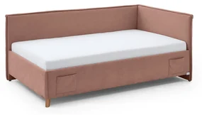 Różowe łóżko dziecięce ze schowkiem 90x200 cm Fun – Meise Möbel