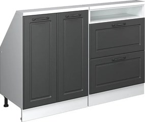 Szafka kuchenna na dach skośny antracytowy domek wiejski 120x46x81.6 r-line