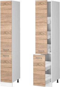 Szafka aptekarska sonoma 30x57.2x206.8 r-line