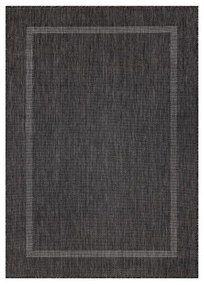 Dywan zewnętrzny Relax ramka czarny 80 cm x 150 cm