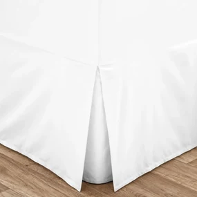 Biały pokrowiec na ramę łóżka z perkalu 90x190 cm Easy Iron Percale – Catherine Lansfield
