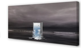 Obraz na płótnie Drzwi na Granicy Morza i Nieba