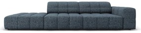 Niebieski szezlong (prawostronny) Chicago – Cosmopolitan Design