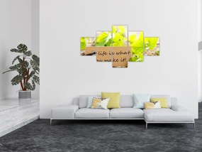 Obraz - Cytat (125x70 cm)